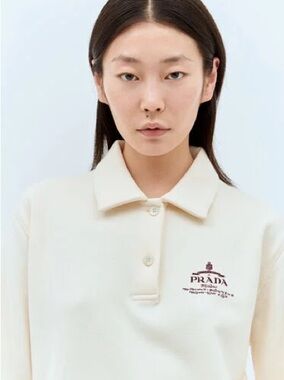 Prada | Logo Polo Shirt in Cotton-fleece